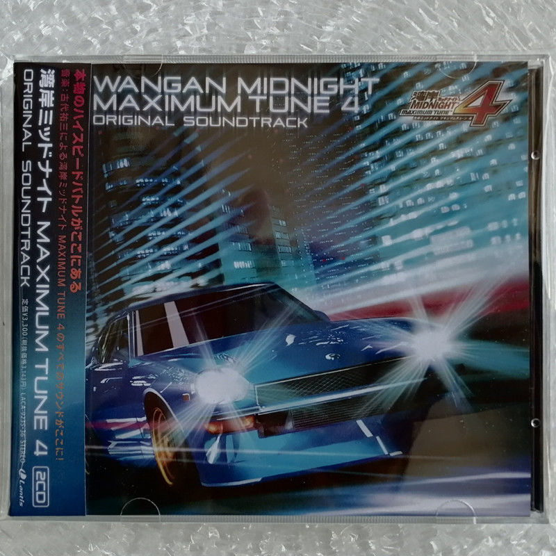 Arcade Wangan Midnight - アニメワンガンミッドナイトチューン4 原作曲 音楽CD グレイテストヒッツOSTアルバム 2枚組 音楽レコード