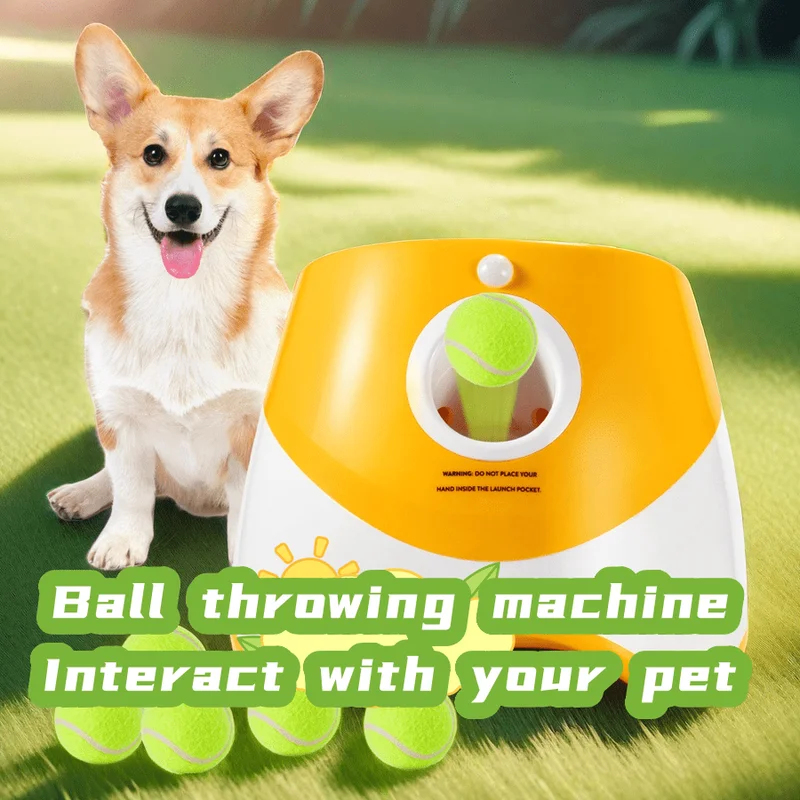 Pinball Machine - 犬用ランチャー 自動犬追いかけおもちゃ テニスボール投げ ピンボールマシン 楽しいインタラクティブ投げゲーム 充電式カタパルト