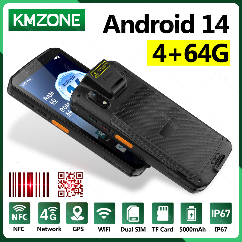 Nfc Card Reader Vending - MTK6765 PDA端末 Android 14 NFC 4G64G