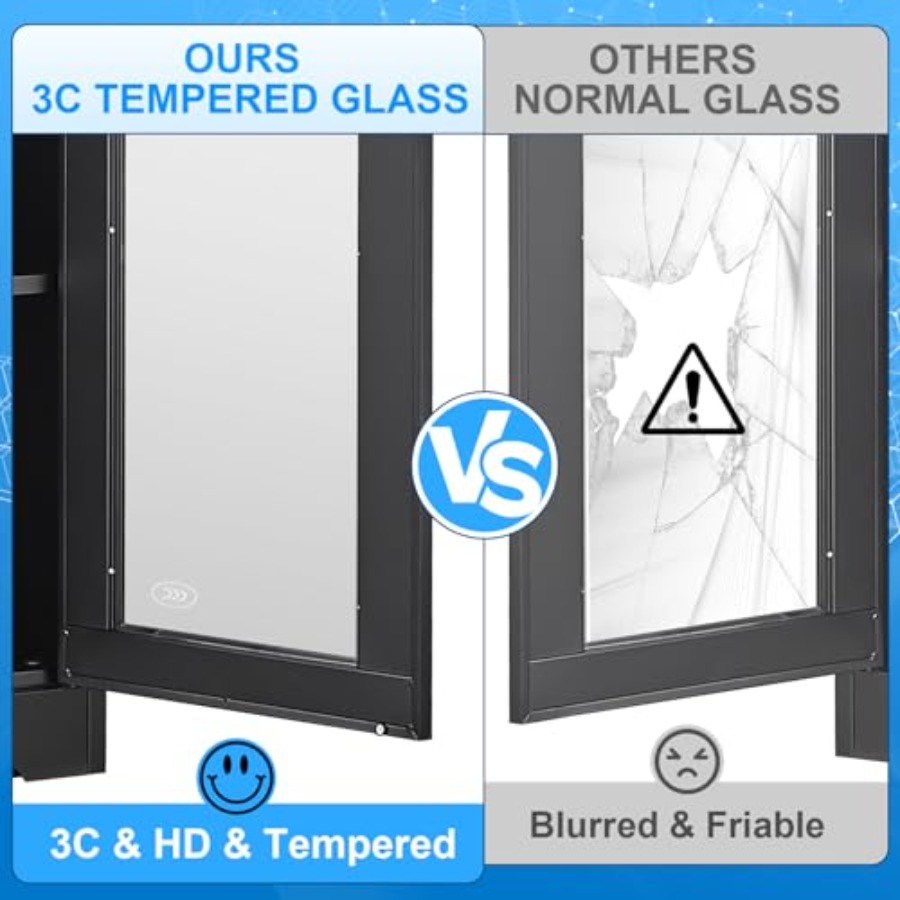 71型金属製ガラスディスプレイキャビネット（小売店用）、シル - Glass Cabinet Display のレビューと価格