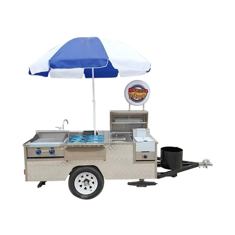 フル装備のカスタムステンレス製ホットドッグカート、工場価格の - Hot Dog Vending Cart のレビューと価格