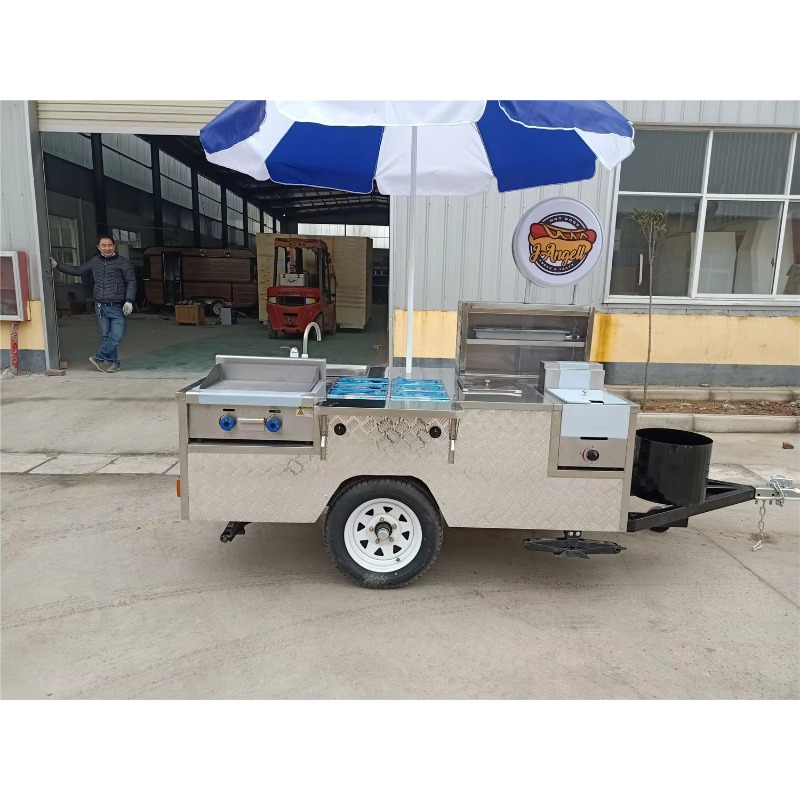 フル装備のカスタムステンレス製ホットドッグカート、工場価格の - Hot Dog Vending Cart のレビューと価格