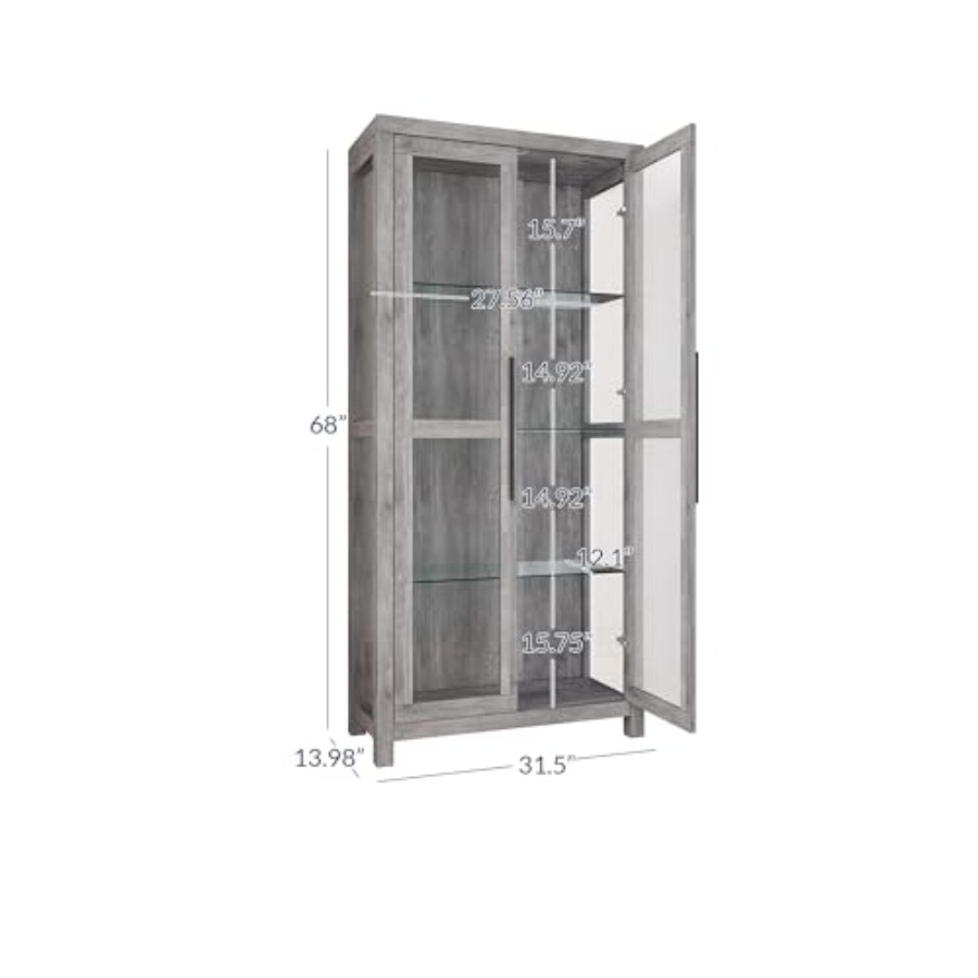 68 アヴァロン ガラスディスプレイキャビネット（リビングル - Glass Cabinet Display のレビューと価格