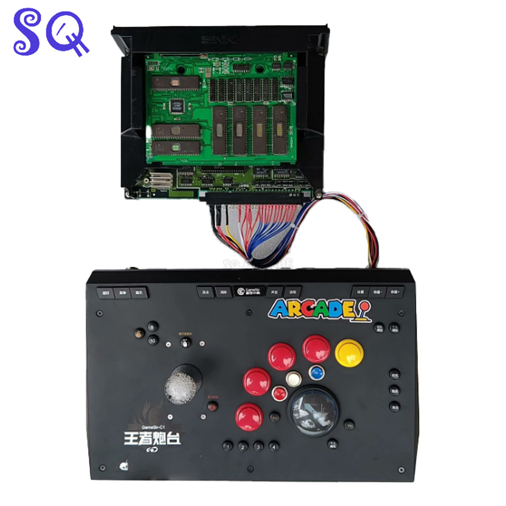JAMMA,PCB,Neogeo,MVS,IGS用の6ボタン - Arcade Button Pcb のレビューと価格