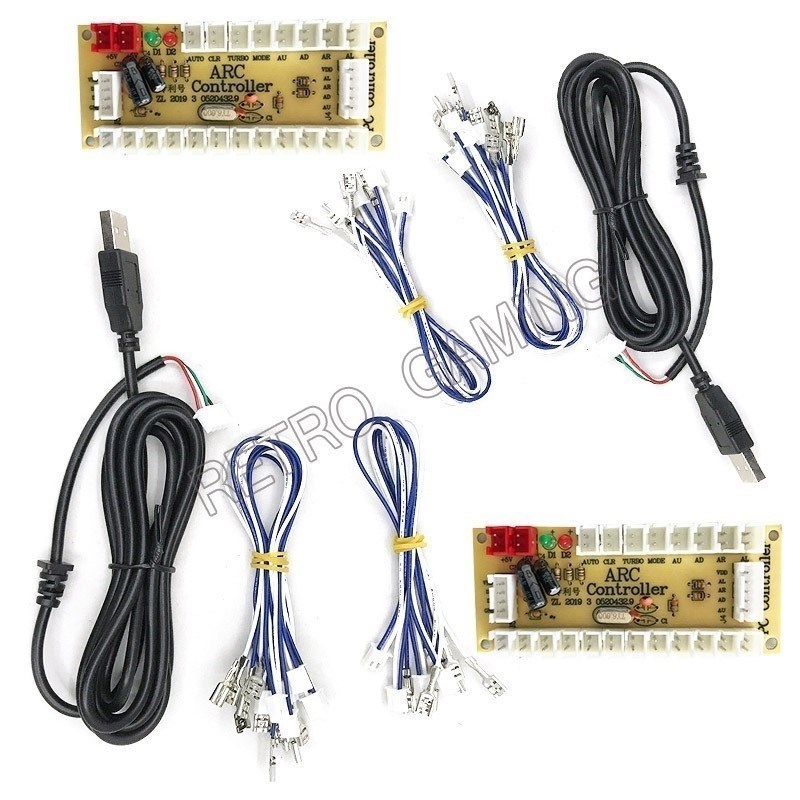 PC USB ゼロ遅延エンコーダ回路基板キット Led プッ - Arcade Ticket Machine のレビューと価格