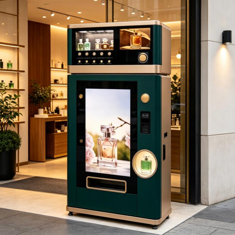 自動香水販売機 コイン＆QRコード操作 タッチスクリーン式  - Vending Machine Qr Code のレビューと価格