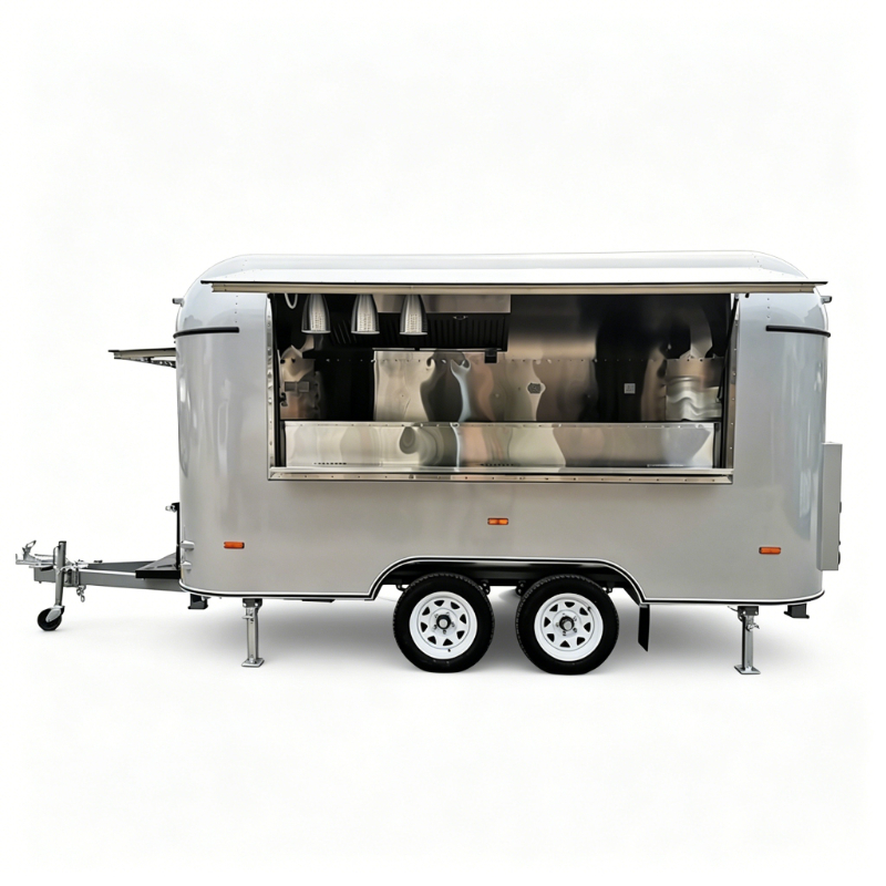 フードカートモバイルトレーラーカスタムフルキッチンコーヒーバ - Hot Dog Vending Cart のレビューと価格